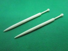 PAIR BONE HONITON LACE MAKING BOBBINS