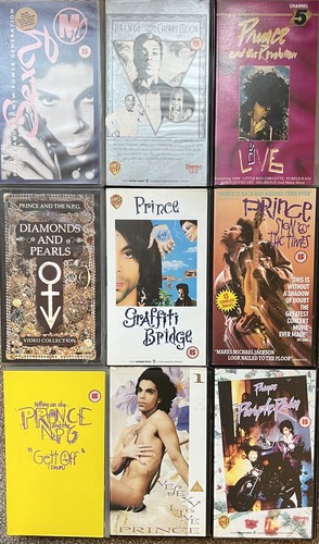 Prince vhs video - video, tapes