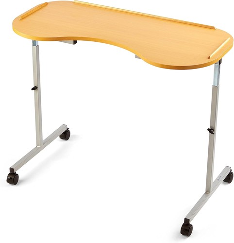 Curved over bed chair table - bed,