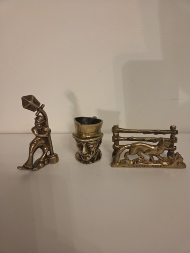 Vintage brass collectables job - brass,