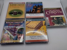 BBC AGATHA CHRISTIE X 5 Audio Cassette Tapes Bundle Radio Collection Full Cast