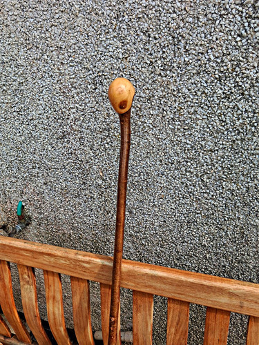 Shillagh wooden walking stick - wooden,