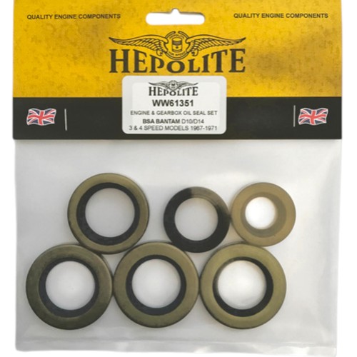 Hepolite engine oil seal kit - oil,