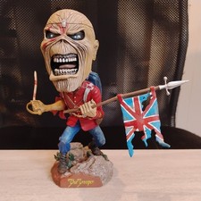 Neca Iron Maiden Eddie The Trooper Rock Head Knocker Figure 