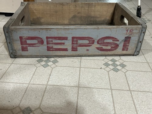 Vintage pepsi crate - crate, cola