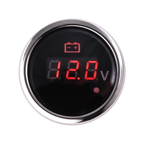 52mm digital voltmeter - 52mm, led