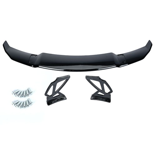 Gloss black rear boot lip - black,