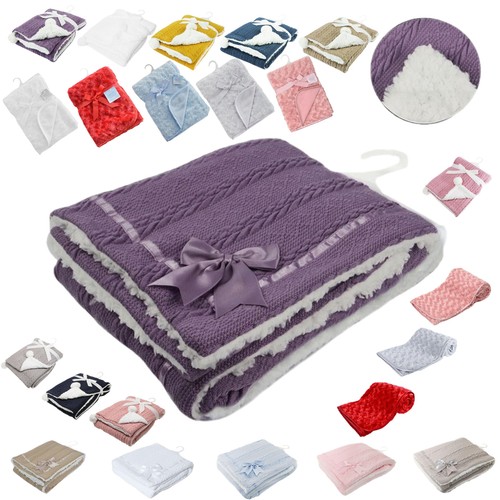 Baby blanket chevron cable - chevron,