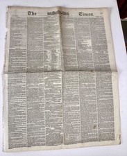THE TIMES NEWSPAPER 1879 NOV 4th The copy is in good condition,it has been fold