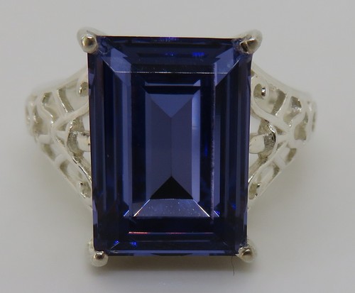Sterling silver amethyst - sterling, &
