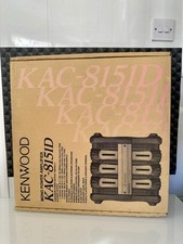 Kenwood KAC-8151D 1000W 2 Channel Mono Car Amplifier Subwoofer Amp Old School 