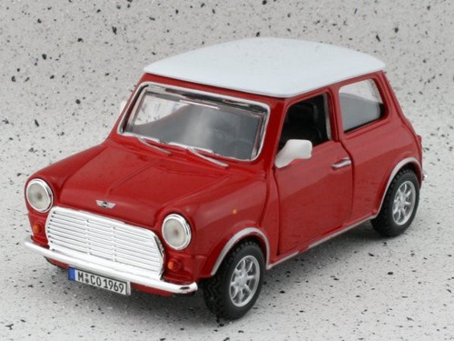 Mini cooper red bburago - mini,