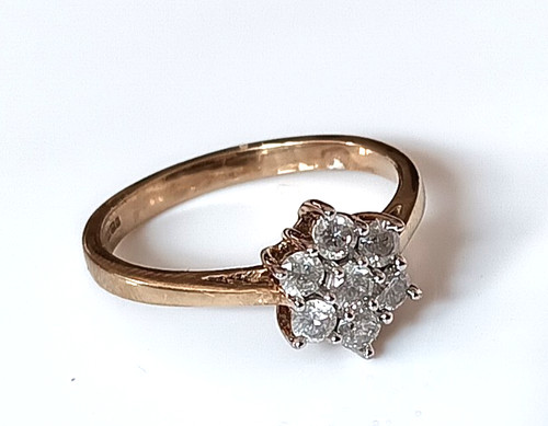 9ct yellow gold diamond - 9ct,