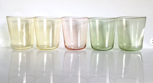 Whisky tumbler glass white - tumbler, x