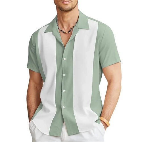 Men bowling shirt - bowling,