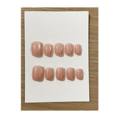 Pink Shiny Short Square Full