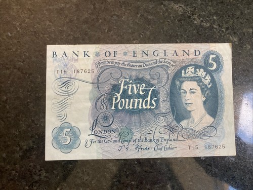 Five pounds banknote - pounds,
