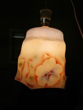 Vintage Flowered Opaline
