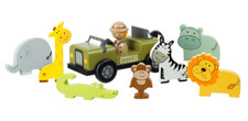 Jungle Safari Wooden Play Set