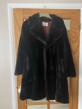 Vintage Tissavel Faux Fur Coat