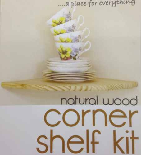 Natural wood wooden - natural, shelf