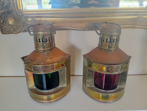 Pair green red port - port, &