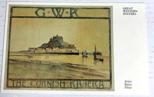 Postcard great western posters - postcard,