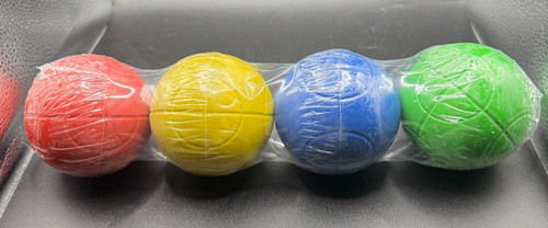 Bocce balls set red yellow - bocce,