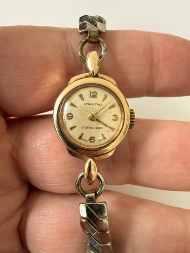 Vintage 9ct 375 gold ingersoll - 375,