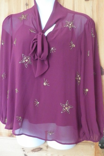 Monsoon size purple blouse - monsoon,