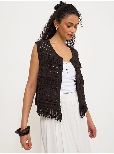 Chocolate brown crochet - chocolate,