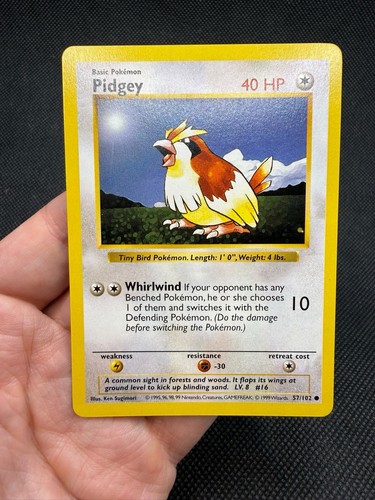 Pidgey 102 base set - 57/102,
