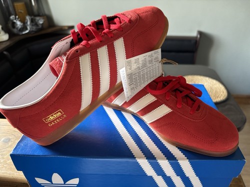 Red adidas original gazelle - red,