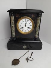 Antique Slate And Marble Clock