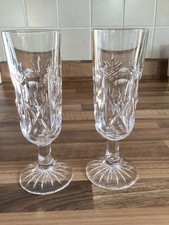 Pair royal brierley crystal - pair,