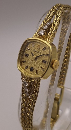 Rolex ladies 14k solid yellow - 14k,