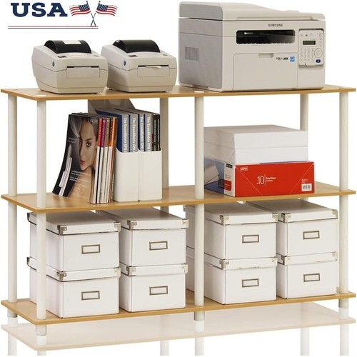 Wood tier open bookshelf - 3,