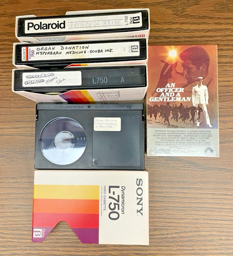 Vintage betamax tape - lot, of