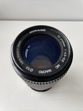 Mirage 70/210mm 1:4,5-5,6 MC Macro 52dia. Camera Lens Made In Japan