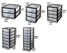 Plastic storage drawers - storage,