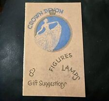 Crown Devon Booklet Figures & Lamps Brochure Pups Nursery Jugs Tankard Fielding