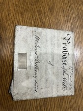 Jonathan Billany Probate Of Will Holderness Yorkshire 1821