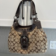 Coach Signature Canvas Satchel