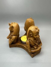 Tealight Candle Holder Pharaohs Egyptian Hard Resin Home Table Interior Deco