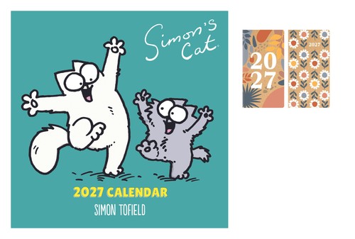 Simons cat wall - calendar, 2027