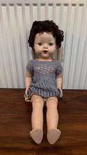 Vintage 1950's Pedigree Hard Plastic 21" Walker Doll with working eyes