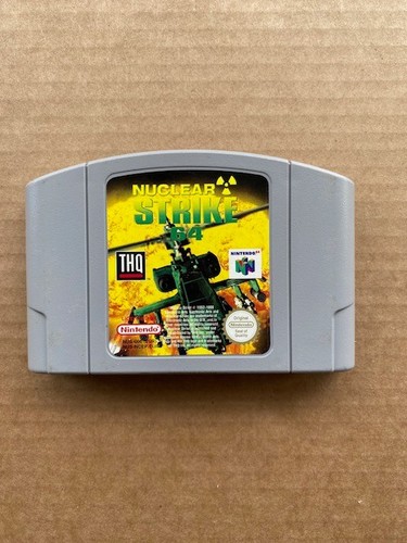 N64 nuclear strike game - nuclear,
