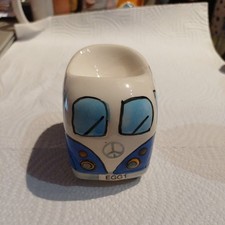 VW Camper Van Egg Cup Blue