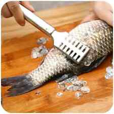 Stainless Steel Fish Cleaner Scaler Scraper Peeler Fish Scale Remover Kitchen