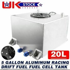 5 Gallon 20L Aluminum Racing Drift Fuel Cell Tank With Cap Foam Outside UK